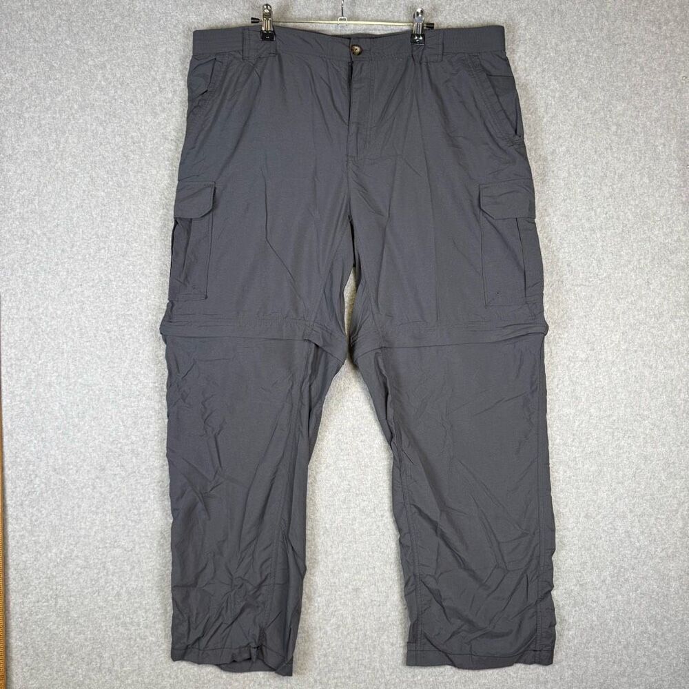 Columbia Pants Mens XL Gray GRT Convertible Cargo Utility Outdoor Hiking Camp